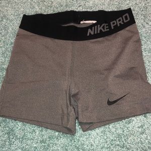 Nike pro spandex shorts